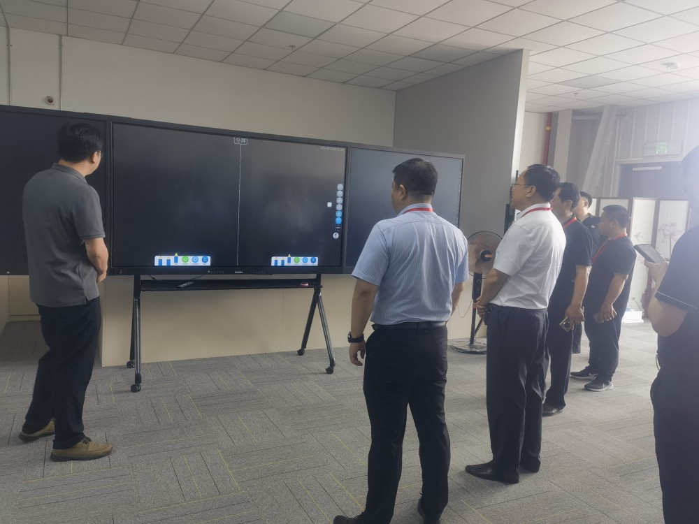 7月10雄县副县长带队参观沃银智显
